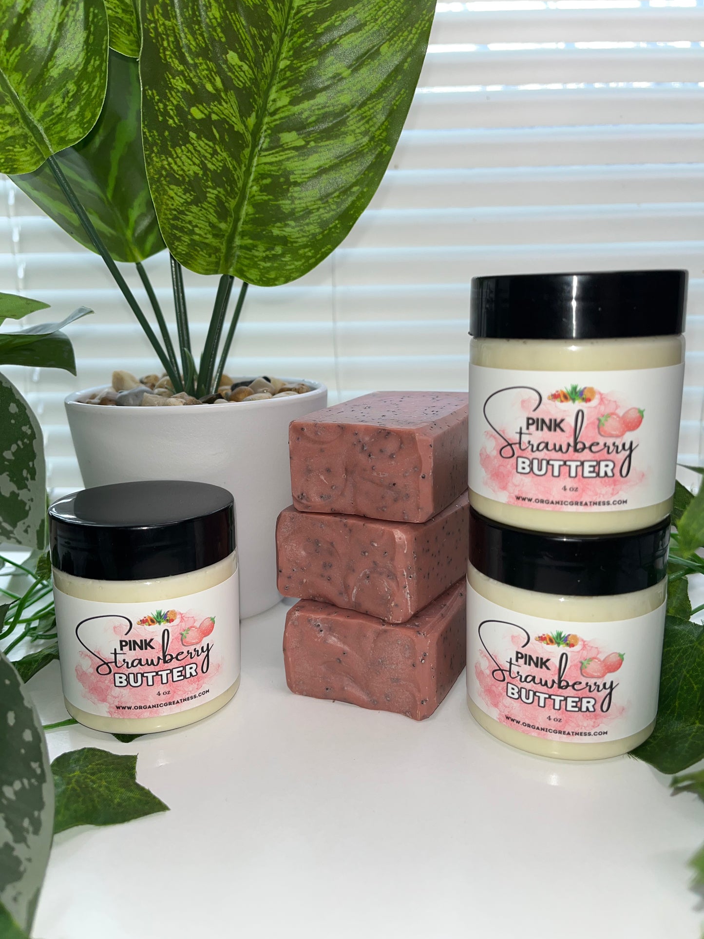 Pink Strawberry Soap & Butter
